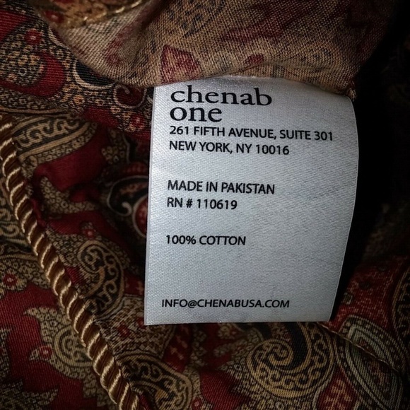Chenab One Standard Paisley Sateen Pillow Shams - Picture 7 of 8